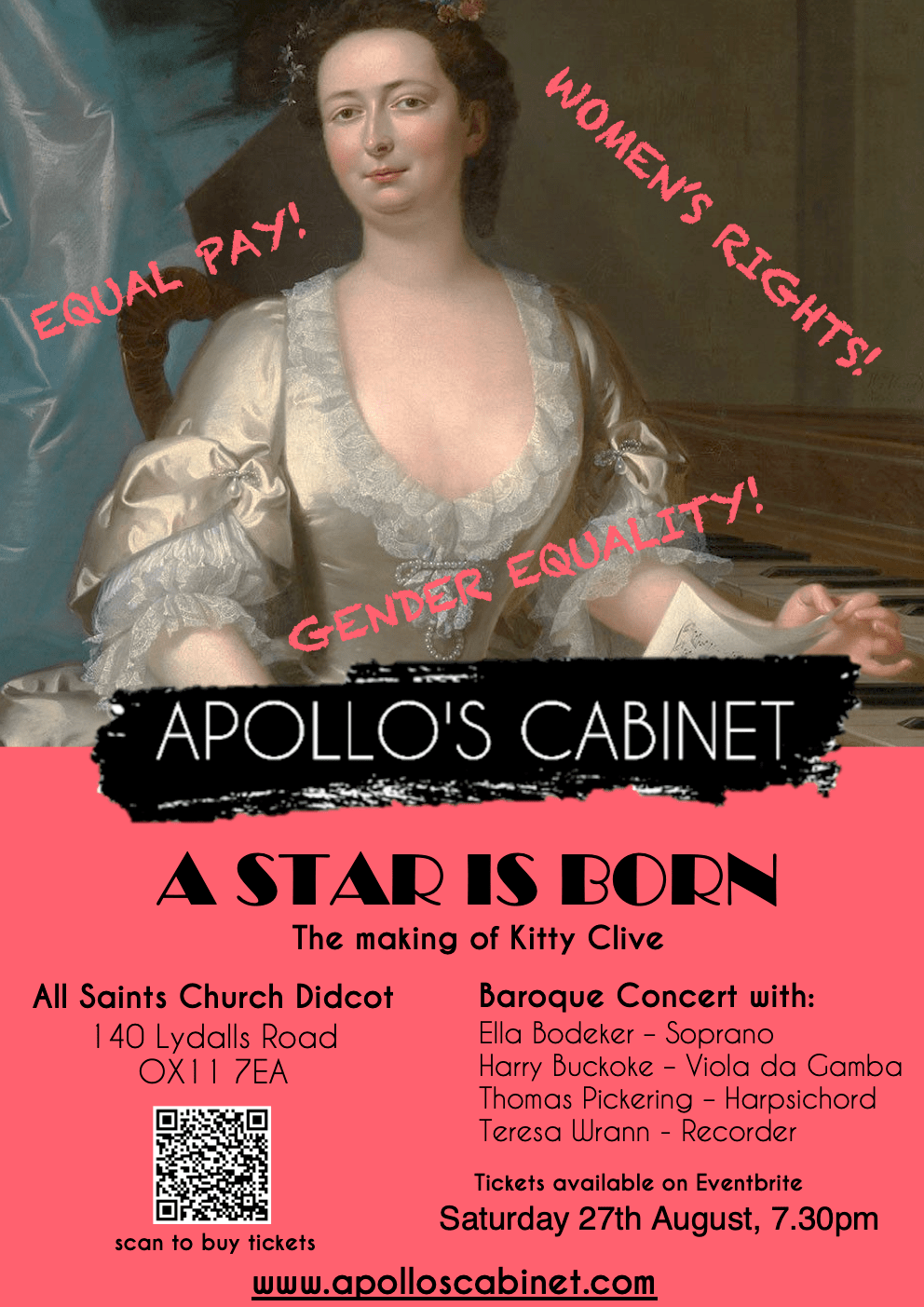 Apollo’s Cabinet present “A star is born – The making of Kitty&nbsp;Clive”